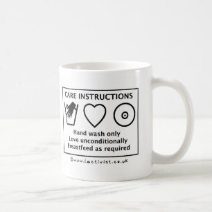 Pro Breastfeeding Care Instructions Mug