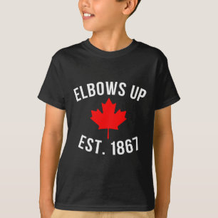 Pro Canada Elbows Up Established 1867 T-Shirt