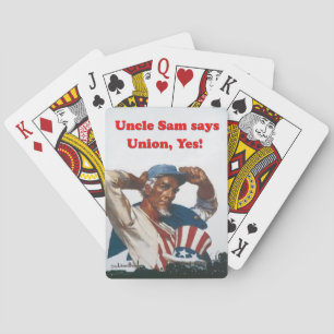 Pro cartes de jeu de bicyclette des syndicats d'On