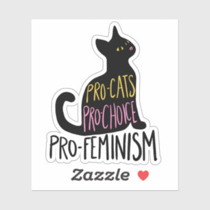 Pro-cats Pro-choice pro-feminism