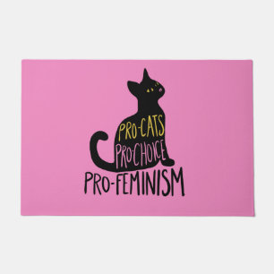 Pro-cats Pro-choice pro-feminism  Doormat