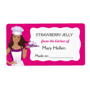 Pro Chef Baking Goods Customizable Food Label