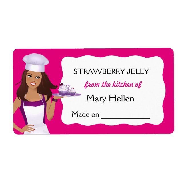 Pro Chef Baking Goods Customizable Food Label (Front)