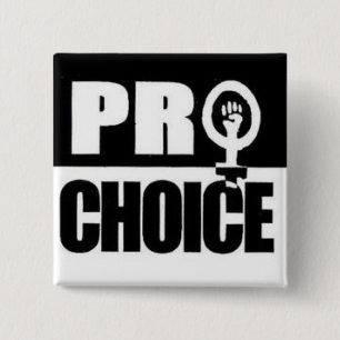 Pro-choice 2 Inch Square Button