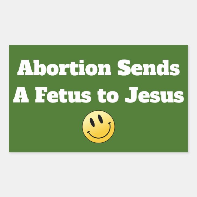 Pro Choice Abortion Jesus Fetus Reproductive right Sticker (Front)