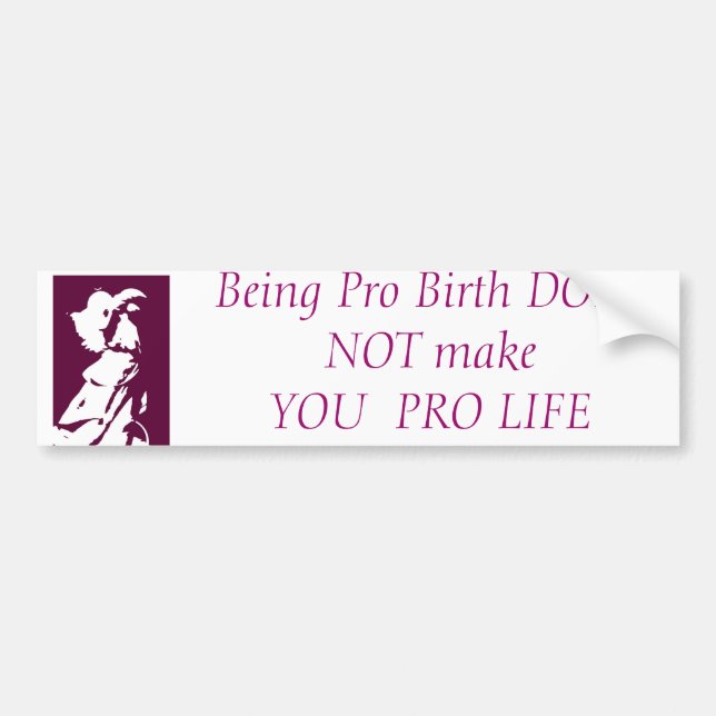 PRO Choice Bumper sticker (Front)