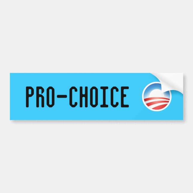 Pro-Choice Bumper Sticker (Front)