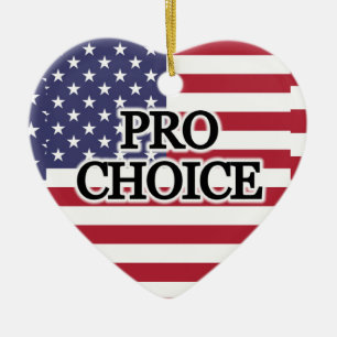 Pro Choice Ceramic Ornament