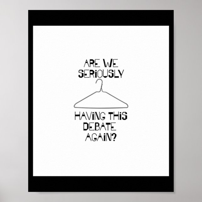 Pro Choice Debate Abortion Rights Sleeveless Top   Poster (Front)