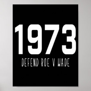 Pro Choice  Defend Roe V Wade Women's Rights  Poster