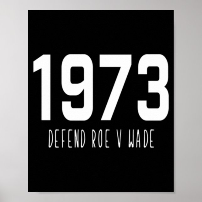 Pro Choice  Defend Roe V Wade Women's Rights  Poster (Front)