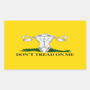 Pro-Choice Don't tread on my Uterus Flag Sticker