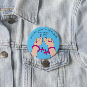 Pro Choice Get Out the Vote Autonomy Light Skin 3 Inch Round Button
