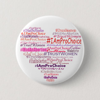Pro Choice Heart 2 Inch Round Button