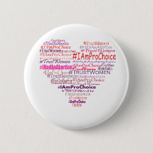 Pro Choice Heart 2 Inch Round Button