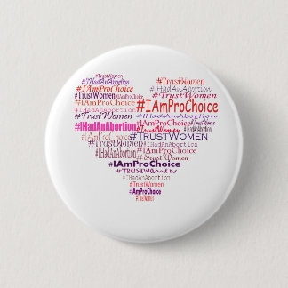 Pro Choice Heart 2 Inch Round Button