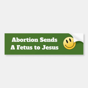 Pro Choice Life Abortion Anti fascist Jesus bumper Sticker