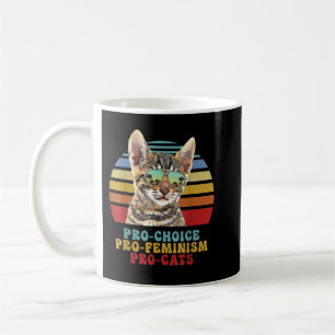 Pro Choice Pro Feminism Pro Cats Women Rights Femi Coffee Mug