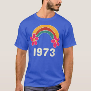 Pro Choice Retro Vintage Rainbow 1973 Feminism 197 T-Shirt