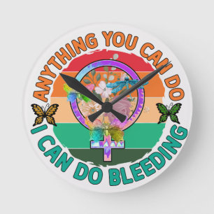 Pro-Choice Round Clock