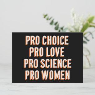 Pro Choice Women's Rights Feminist Patriarchy LGBT Invitation