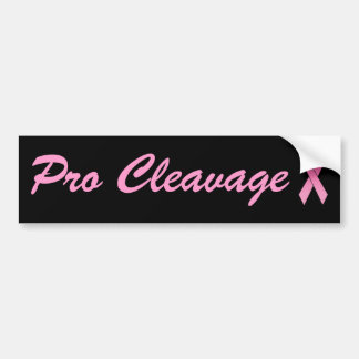 Pro Cleavage Bumper Sticker