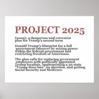 Pro Democracy Anti Project 2025 Republican Trump