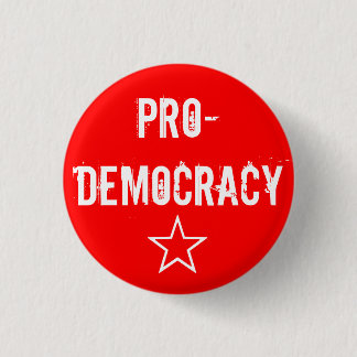 "Pro-Democracy" Button