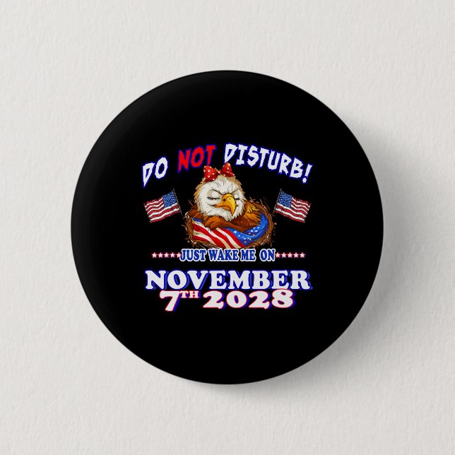 Pro Democracy Fourth July 4th Sarcastic Election E 2 Inch Round Button (Front)