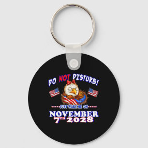 Pro Democracy Fourth July 4th Sarcastic Election E Keychain