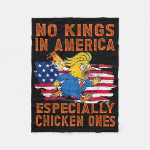 Pro-democracy No Kings In America Especially Chick Fleece Blanket