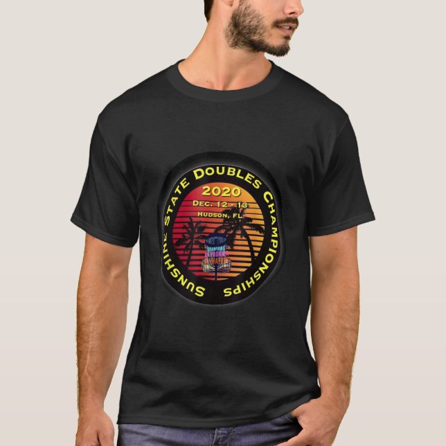 Pro Disc Golf - 2020s Sunshine State Doubles Champ T-Shirt (Front)