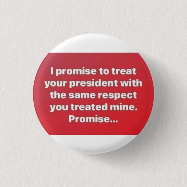 Pro Donald Trump President Button (Front)