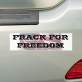 Pro-fracking bumper sticker (On Car)