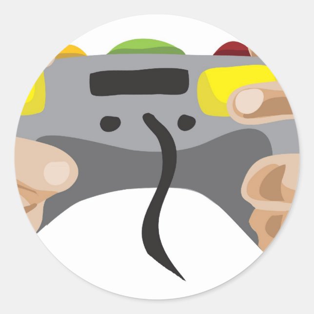 pro gamer!  Customizable: Classic Round Sticker (Front)