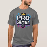 PRO GAMER — Pixel Art 8-Bit Badge