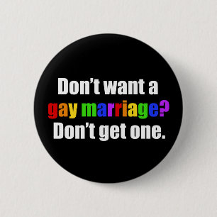 Pro Gay Marriage 2 Inch Round Button