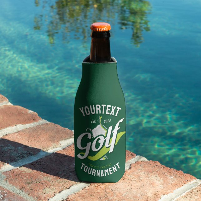 Pro Golfer NAME Golf Trophy Tournament Golfing Bottle Cooler (In Situ Pool)