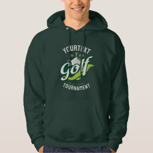 Pro Golfer NAME Golf Trophy Tournament Golfing Hoodie