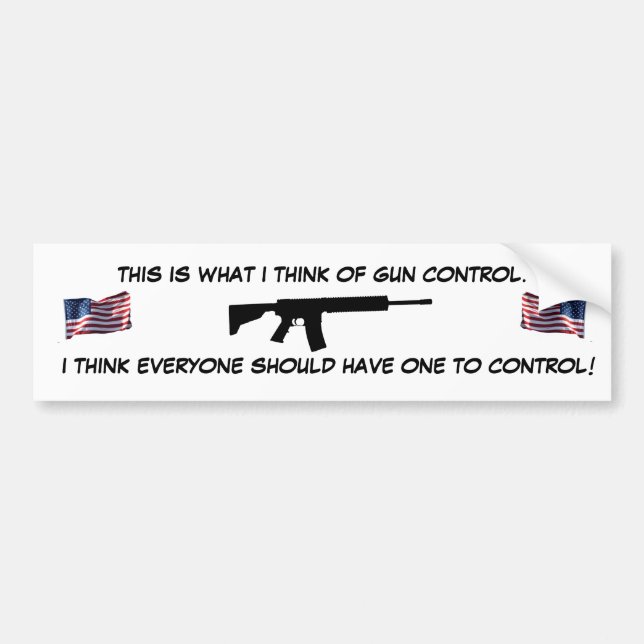 Pro-gun Bumper Sticker (Front)