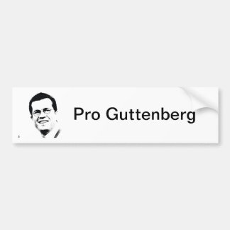 Pro Guttenberg car sticker