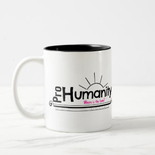 Pro Humanity LOVE Two-Tone Coffee Mug