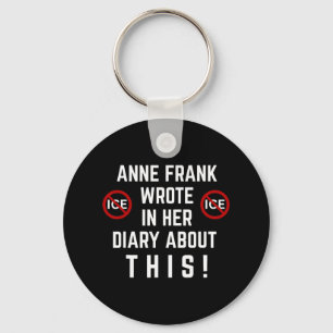 Pro Immigrant Anti Ice Anti Discrimination Anti Tr Keychain