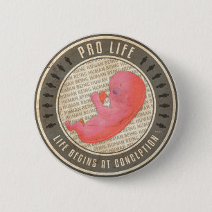 Pro Life 2 Inch Round Button