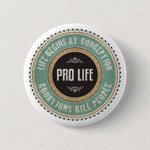 Pro Life 2 Inch Round Button