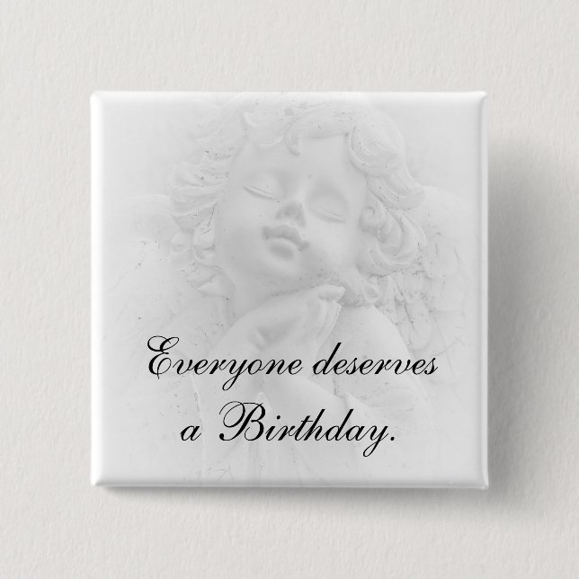 Pro Life 2 Inch Square Button (Front)