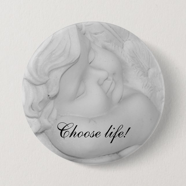 Pro Life 3 Inch Round Button (Front)