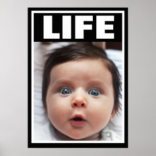 PRO-LIFE  BABY DARK HAIR INFANT LIFE POSTER