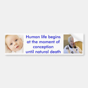 Pro-Life Bumper Sticker