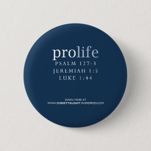 Pro Life Button